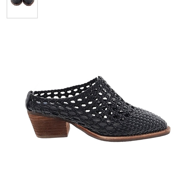 Jeffrey Campbell Leone Basket Weave Anthropologie Mules - Picture 7 of 7